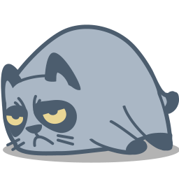 cat grumpy Vector Icons free download in SVG, PNG Format